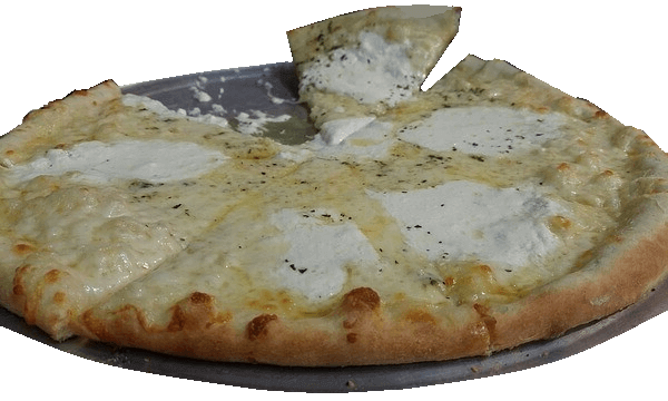 pizzas artesanales a la piedra de cuatro quesos